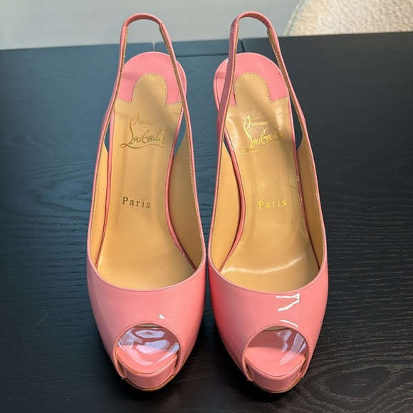 Pink Louboutin Heels - Picture 2 of 4